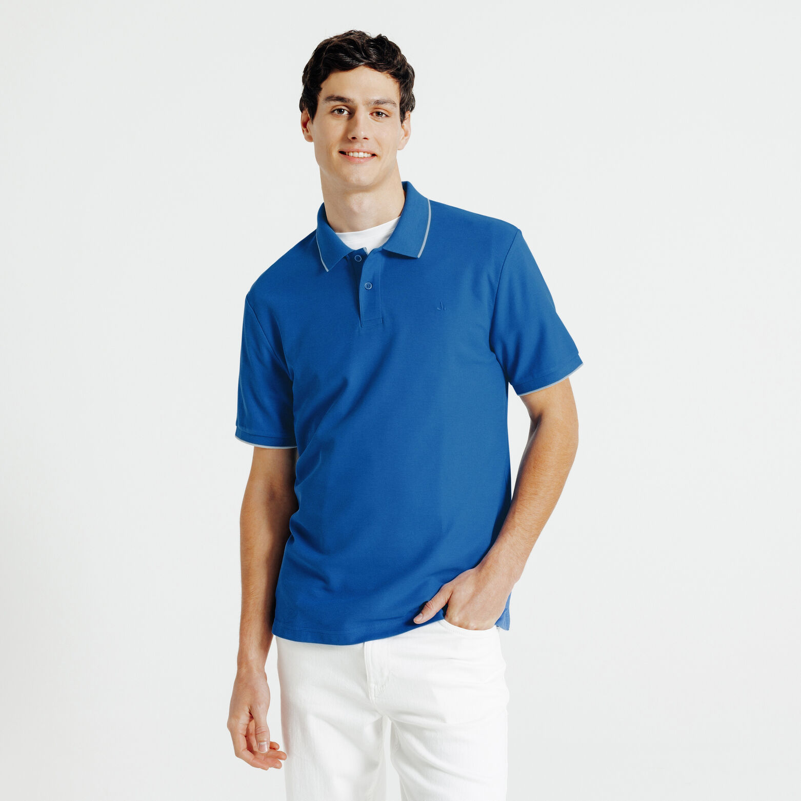 Polo manches courtes uni "le parfait by JULES"