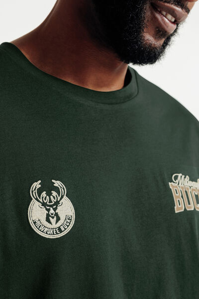 Tee shirt Milwaukee Bucks licence NBA