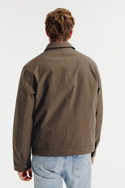 Blouson col chemise rembourr&eacute;