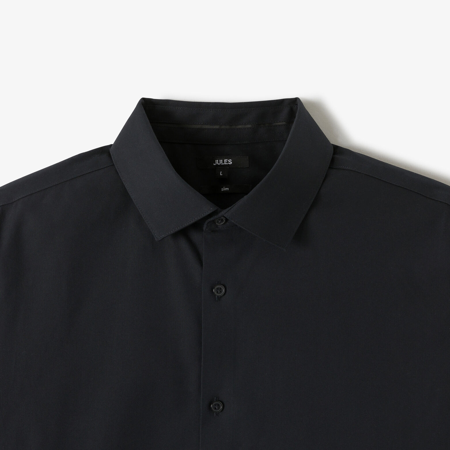 Chemise sans repassage en coton slim