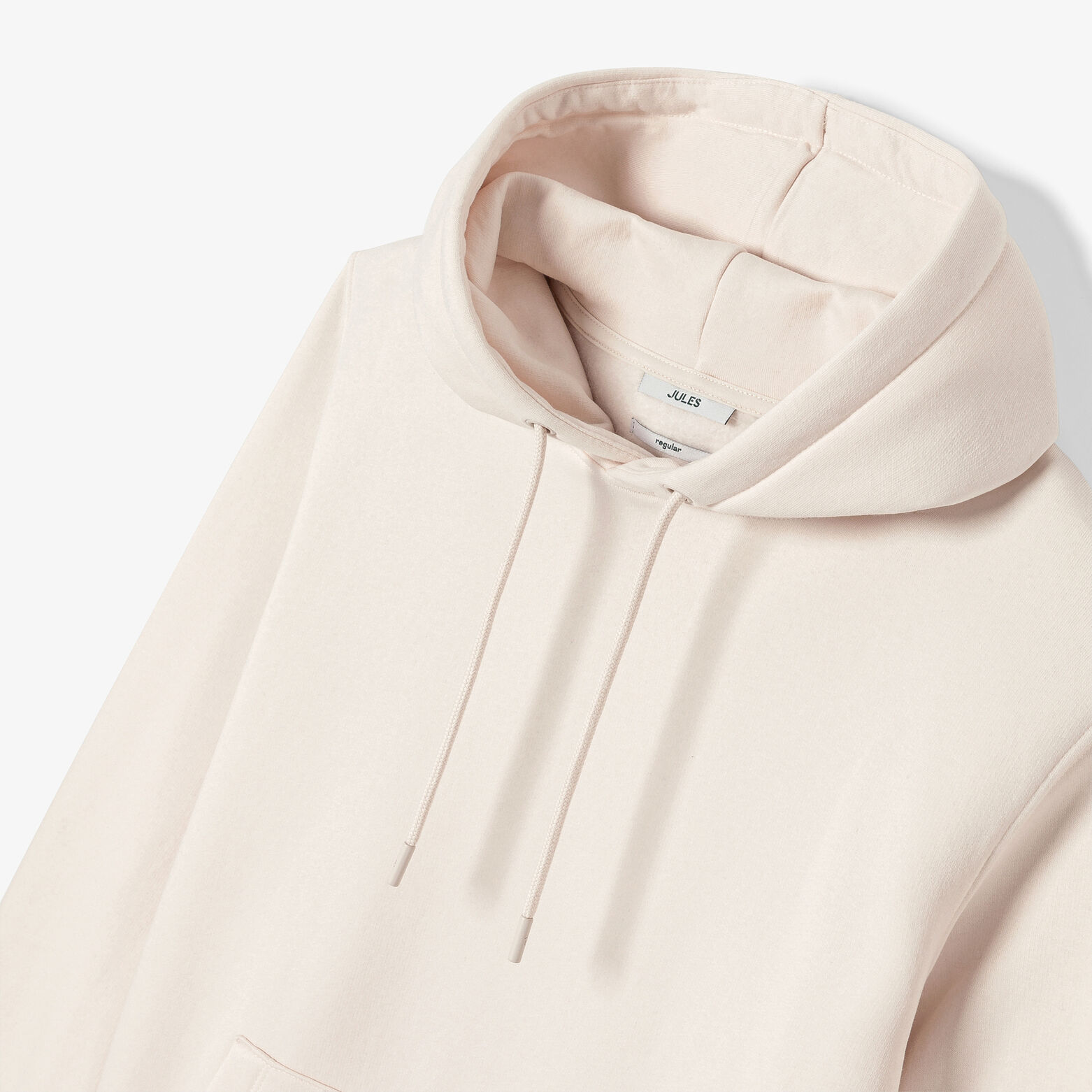 Effen sweater met kap