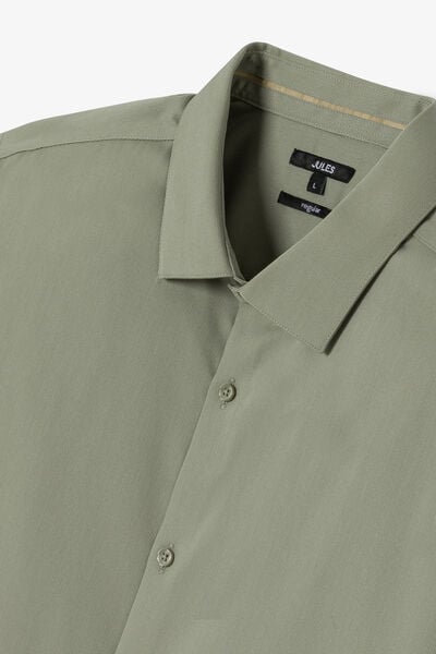 Chemise sans repassage en coton