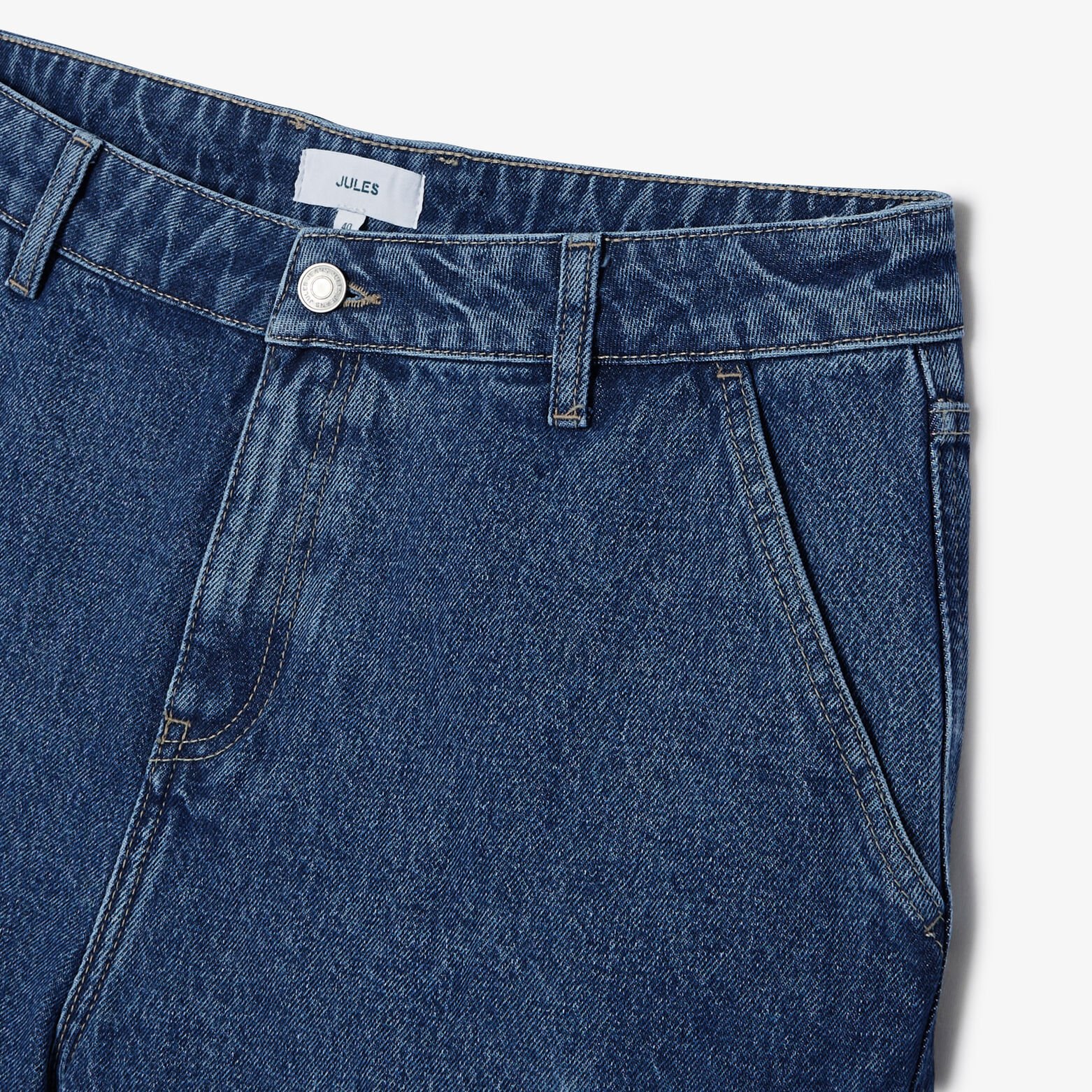 Bermuda baggy en jean