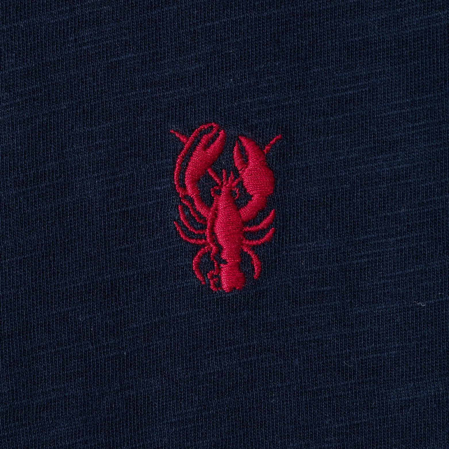 Tee shirt mati&egrave;re flamm&eacute;e broderie poitrine