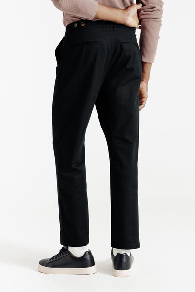 Pantalon chino tapered 7/8&egrave;me