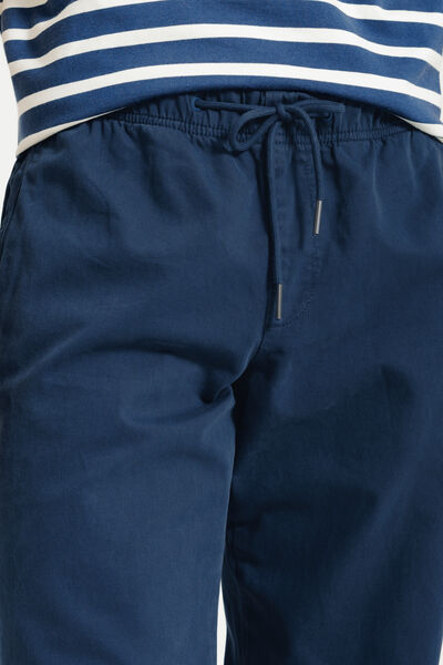 Pantalon straight taille &eacute;lastiqu&eacute;e