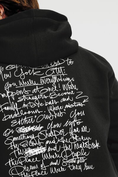 Sweat &agrave; capuche imprim&eacute; devant dos