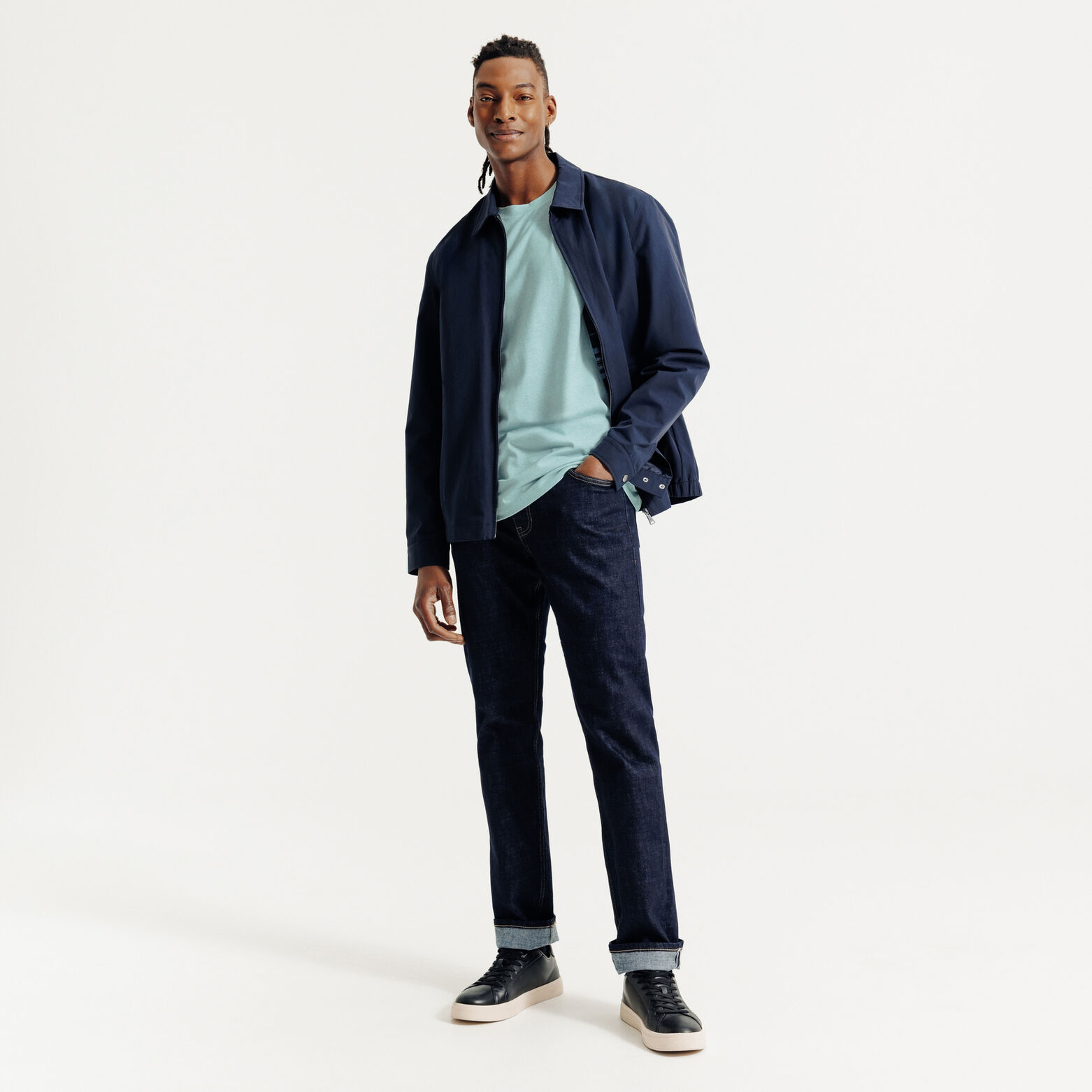 Tee shirt effet microray&eacute; broderie poitrine