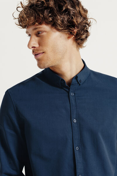 Overhemd van tencelkatoen