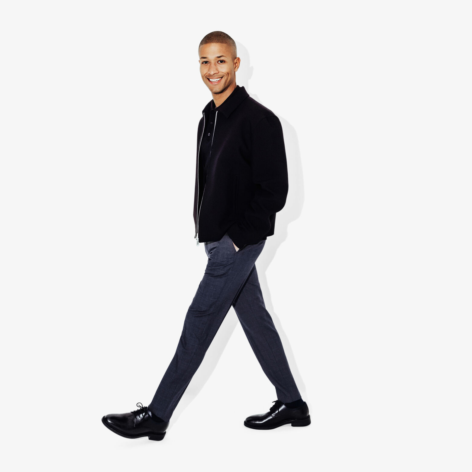 Pantalon de costume slim &agrave; carreaux