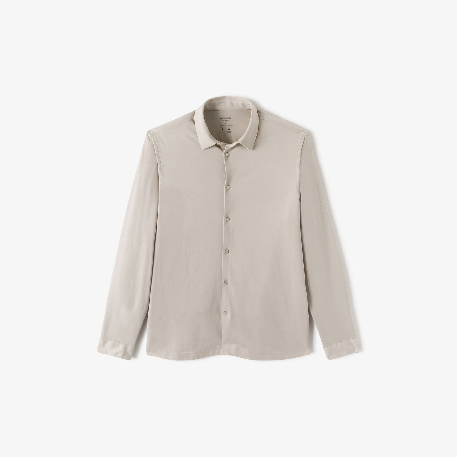 Chemise en maille coton slim