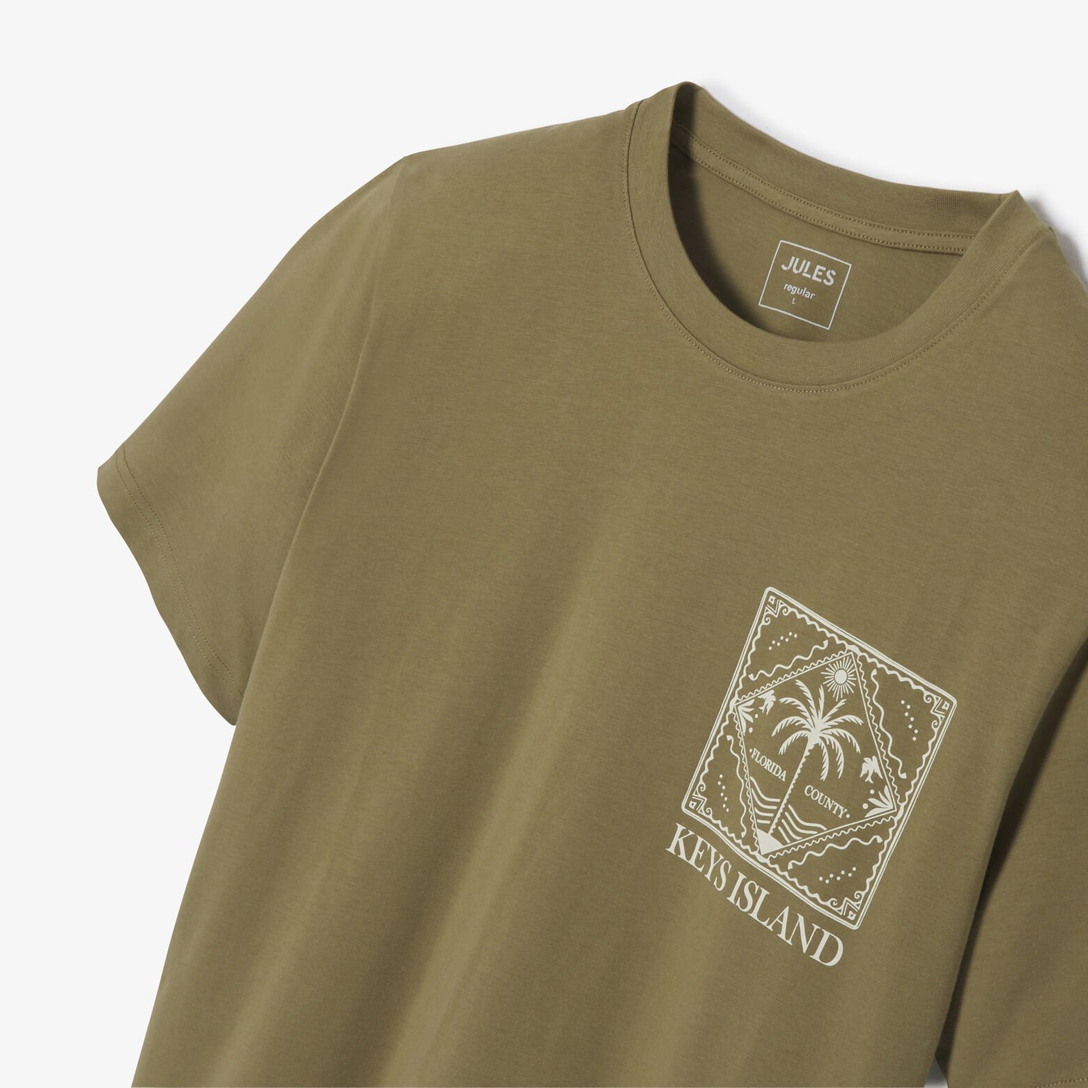 Tee shirt imprim&eacute; col rond