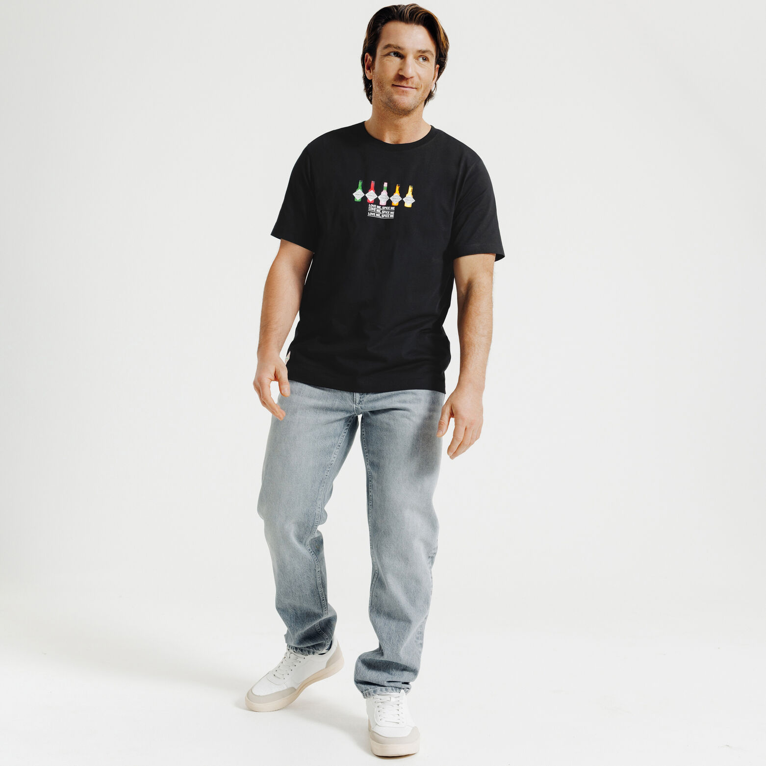 Tee shirt imprim&eacute; poitrine licence Tabasco