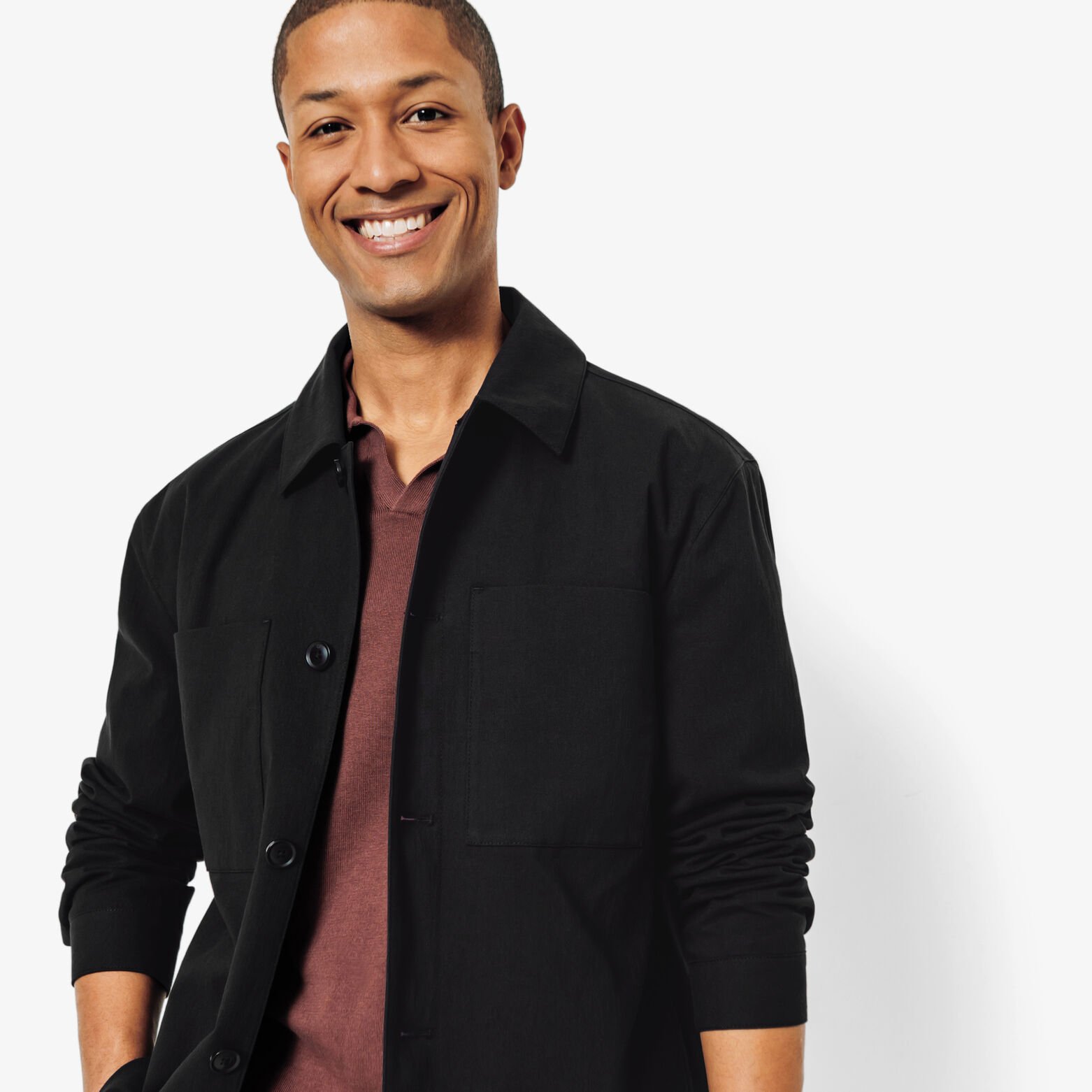 Blouson l&eacute;ger col chemise