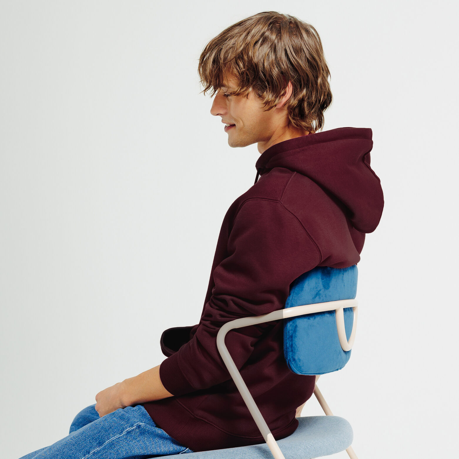 Sweat &agrave; capuche uni