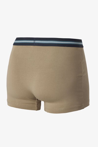 Boxer en coton avec ceinture ray&eacute;e