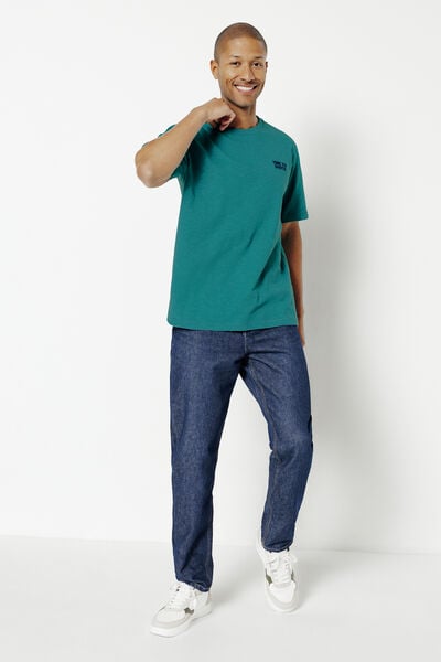 Tee shirt brod&eacute; en coton