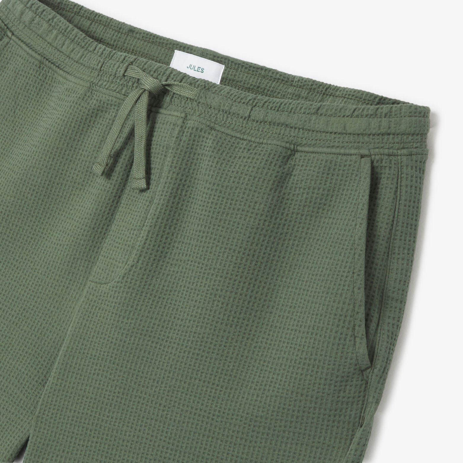 Bermuda en maille seersucker