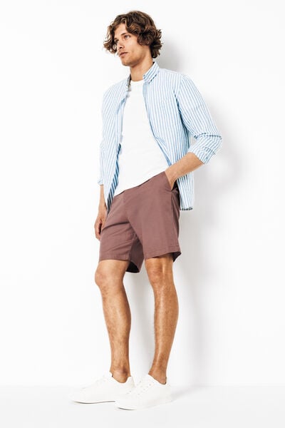 Bermuda en coton lin