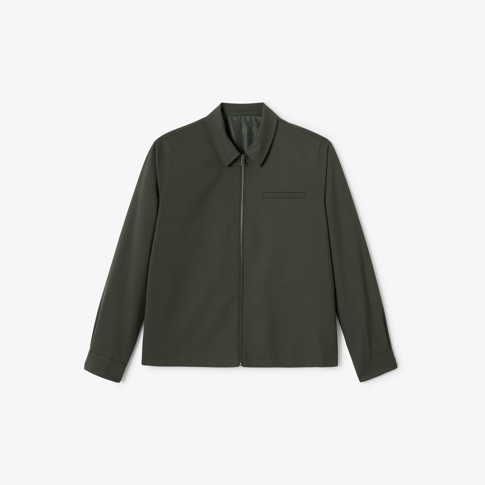 Veste col chemise zipp&eacute;e
