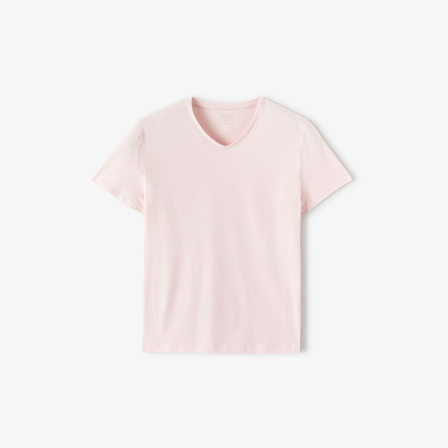 Tee shirt col V en coton