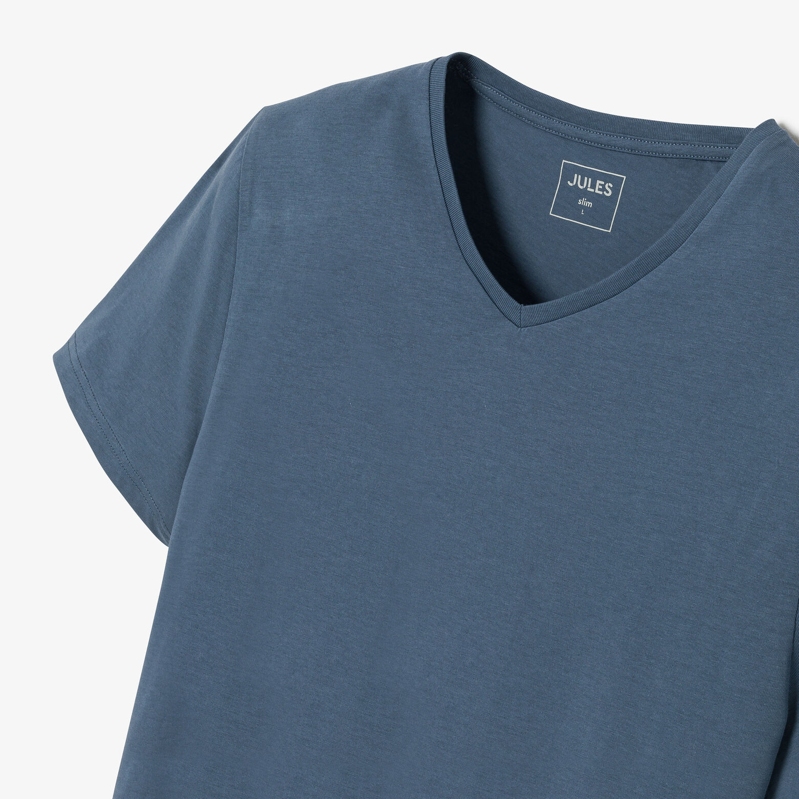 Tee shirt col V en coton