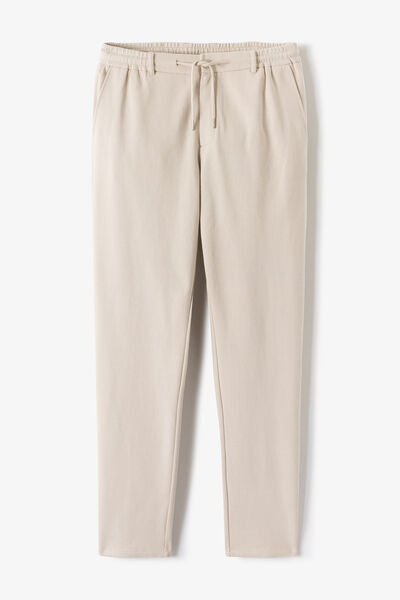 Pantalon chino tapered en maille