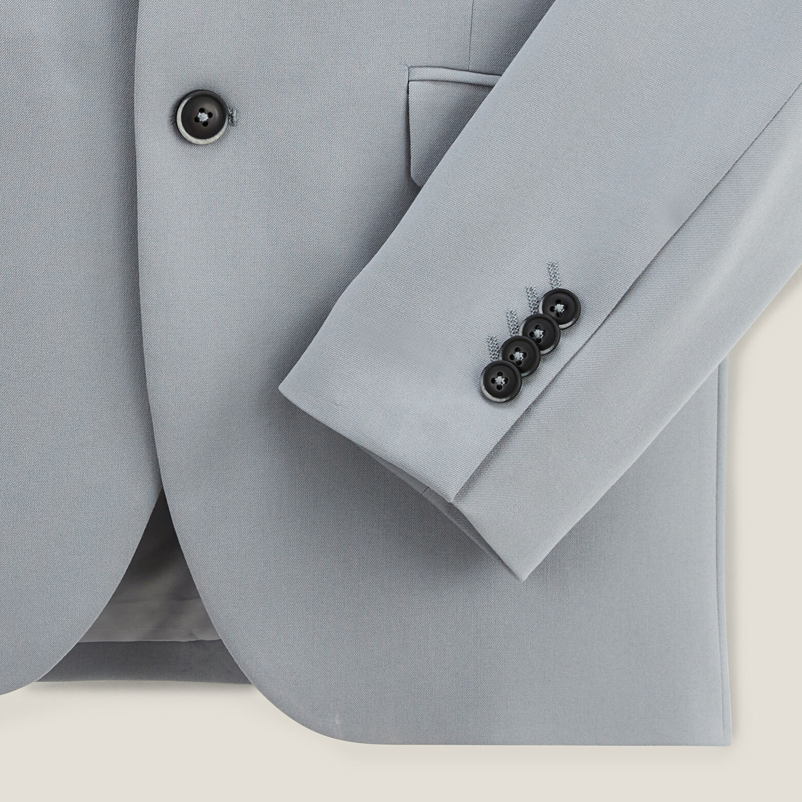 Slim kostuumvest in twill