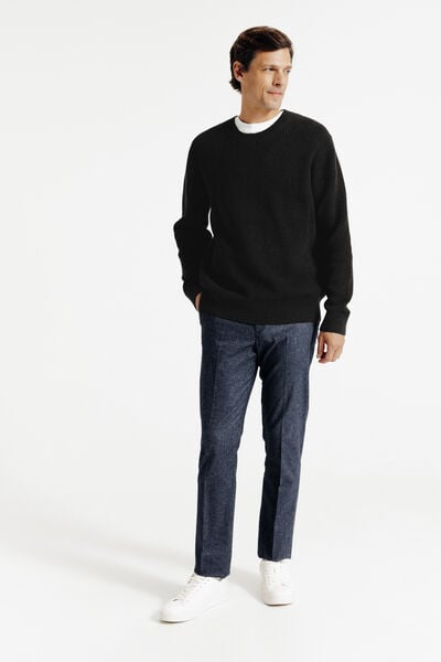 Pull col rond en c&ocirc;te