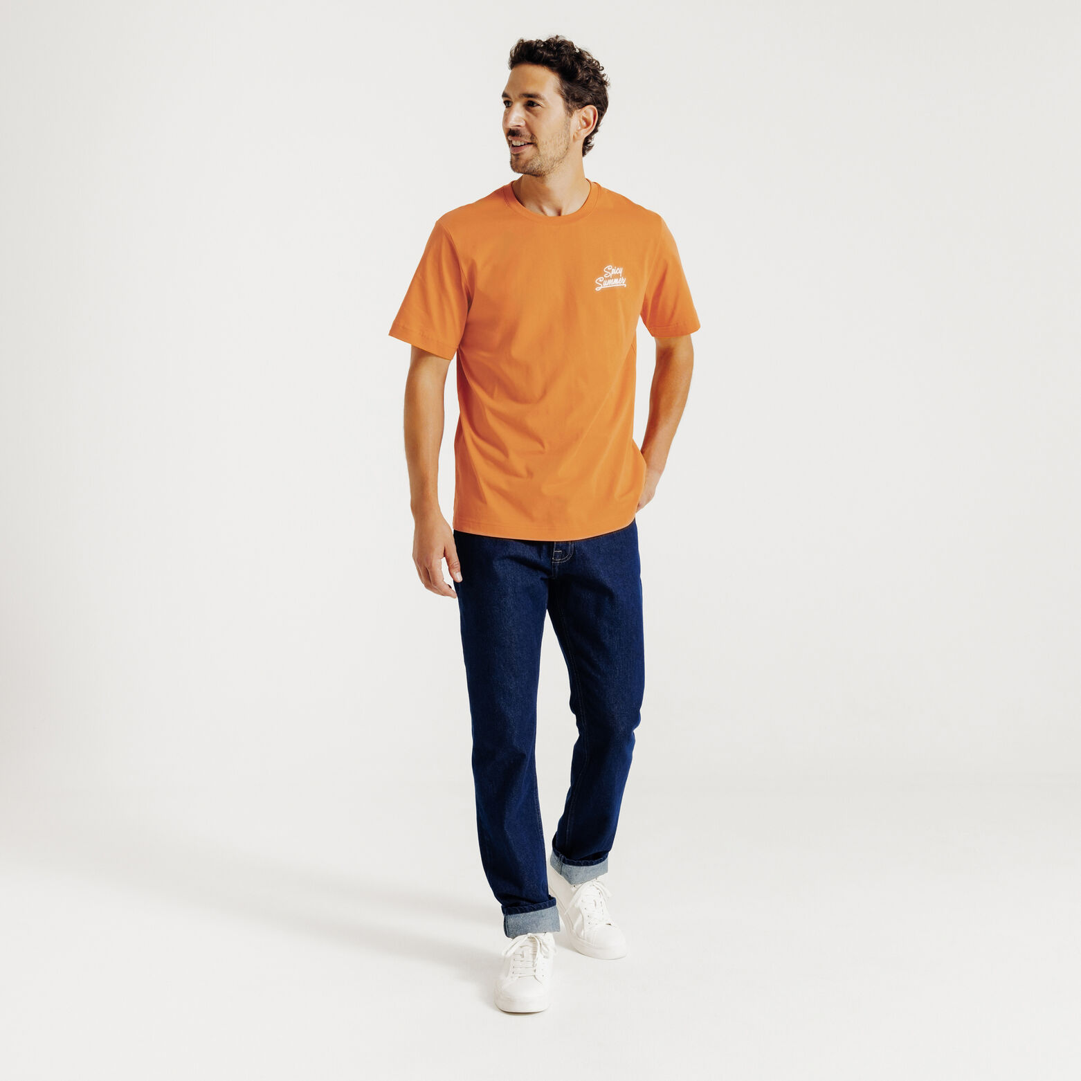 Tee shirt imprim&eacute; cocktail devant et dos