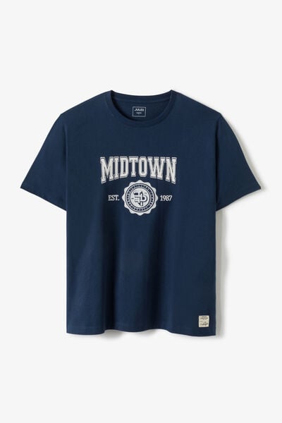 Tee shirt en coton broderie devant