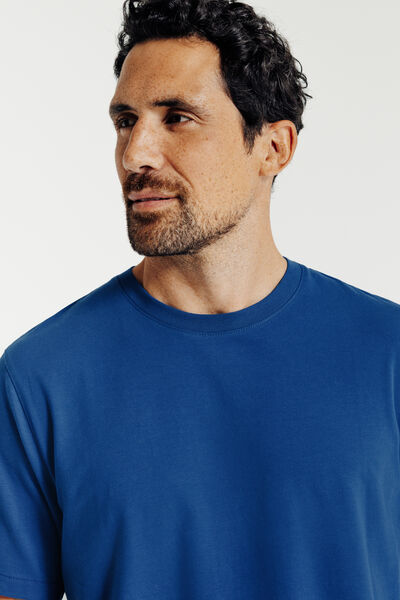 Tee shirt mati&egrave;re douce col rond