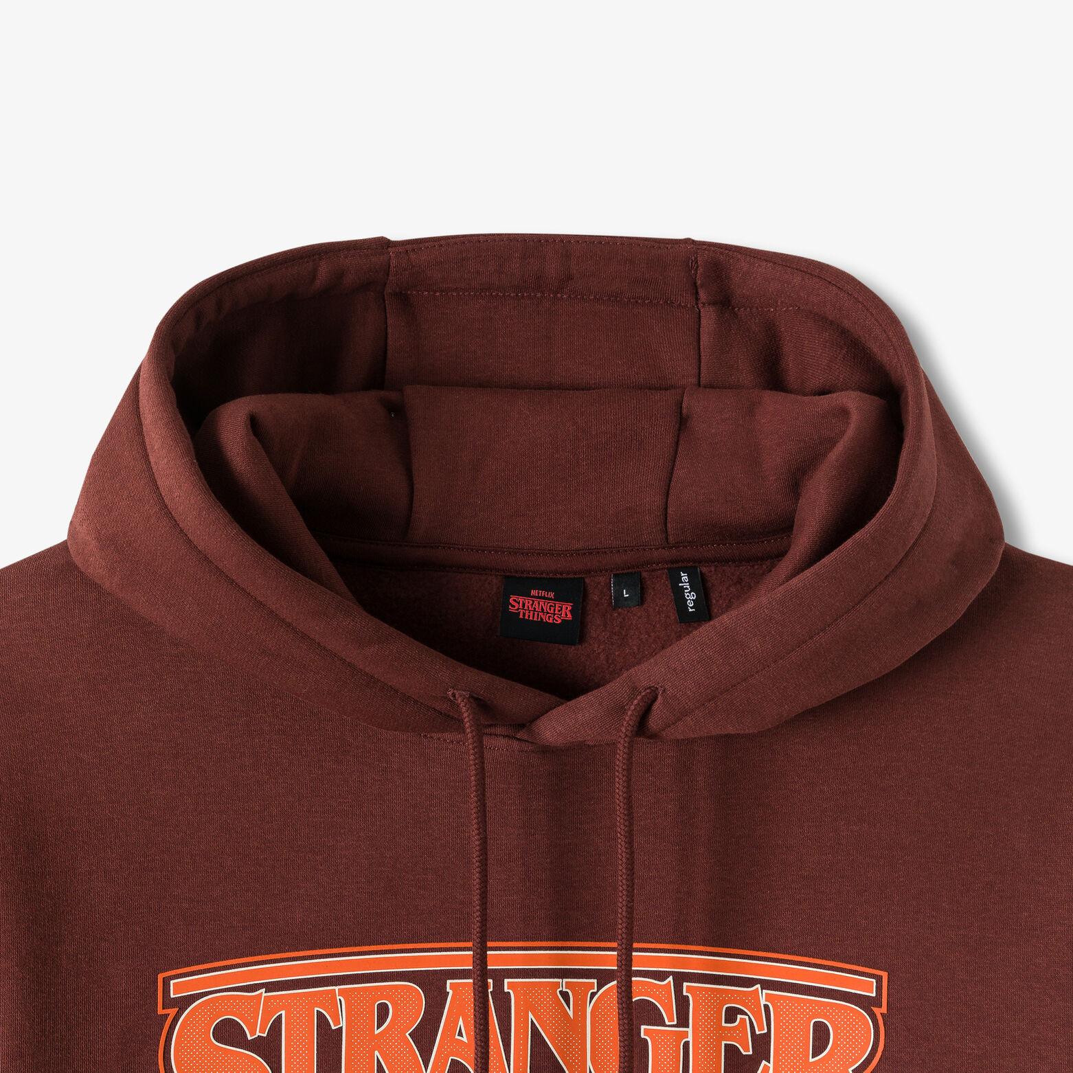 Sweat &agrave; capuche imprim&eacute; licence Stranger Things