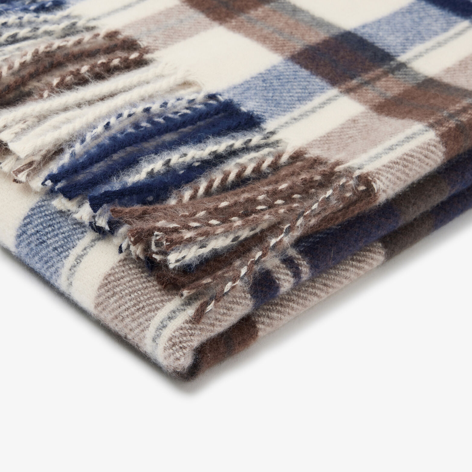 Echarpe &agrave; carreaux touch&eacute; doux