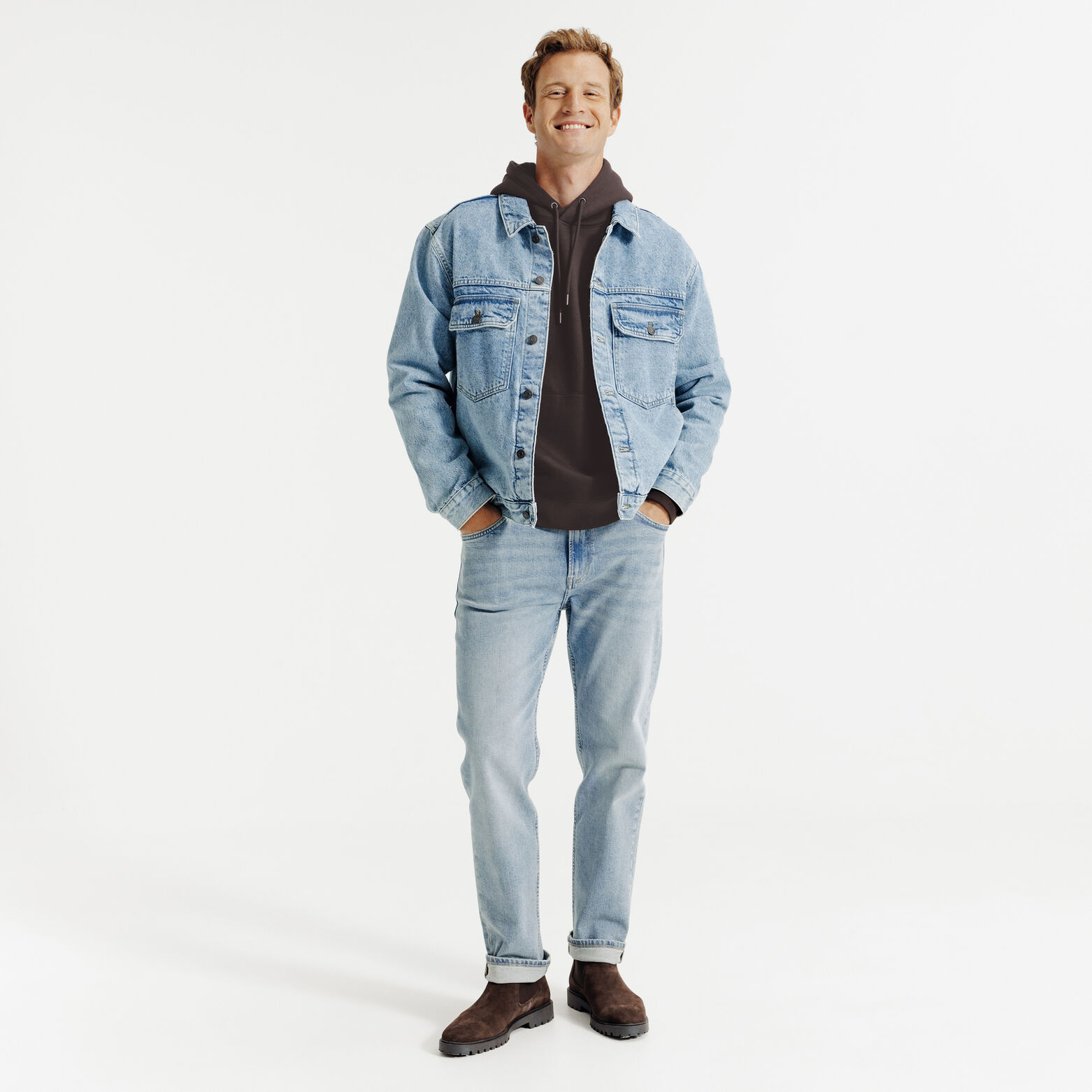 Sweat &agrave; capuche uni