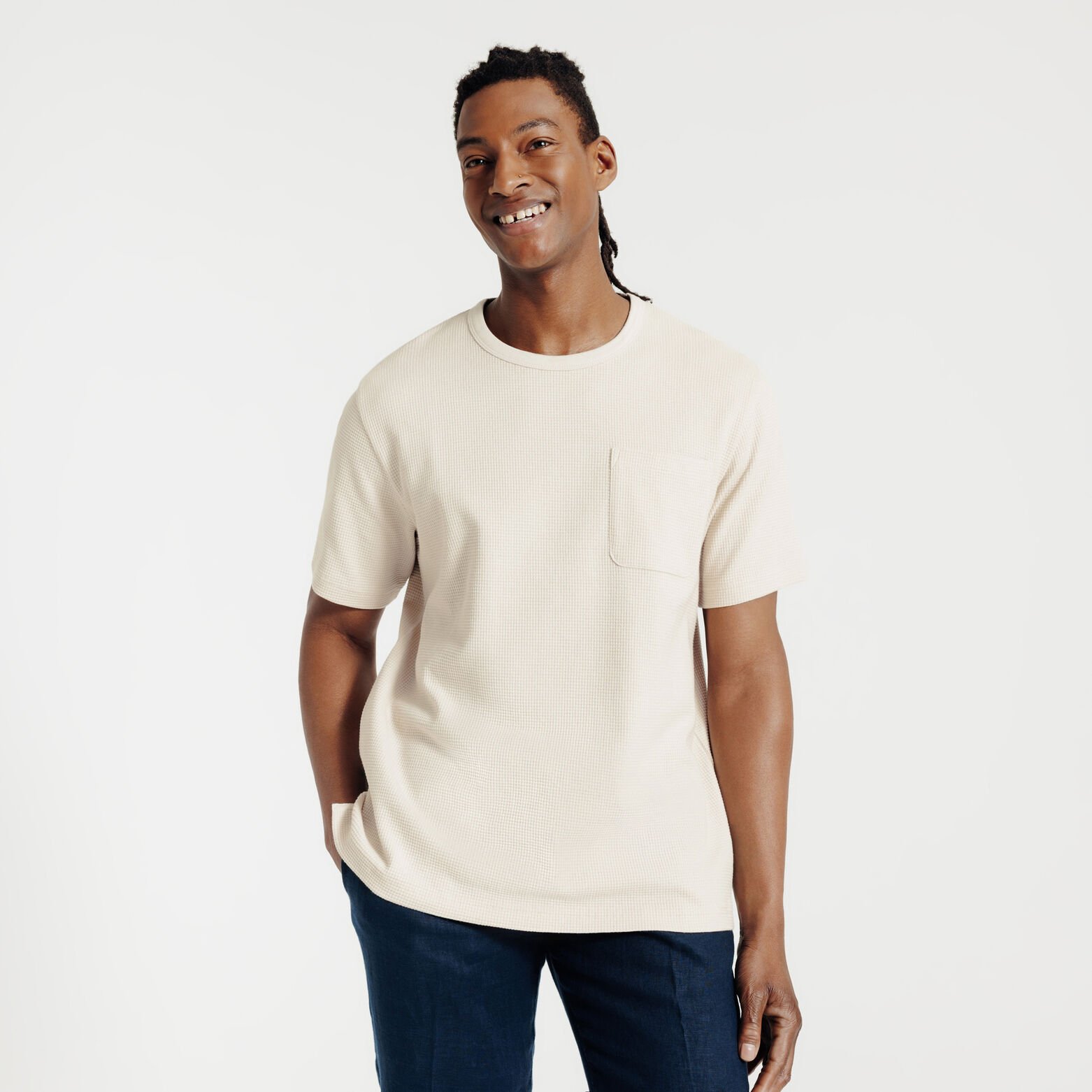 Tee shirt mati&egrave;re gaufr&eacute;e