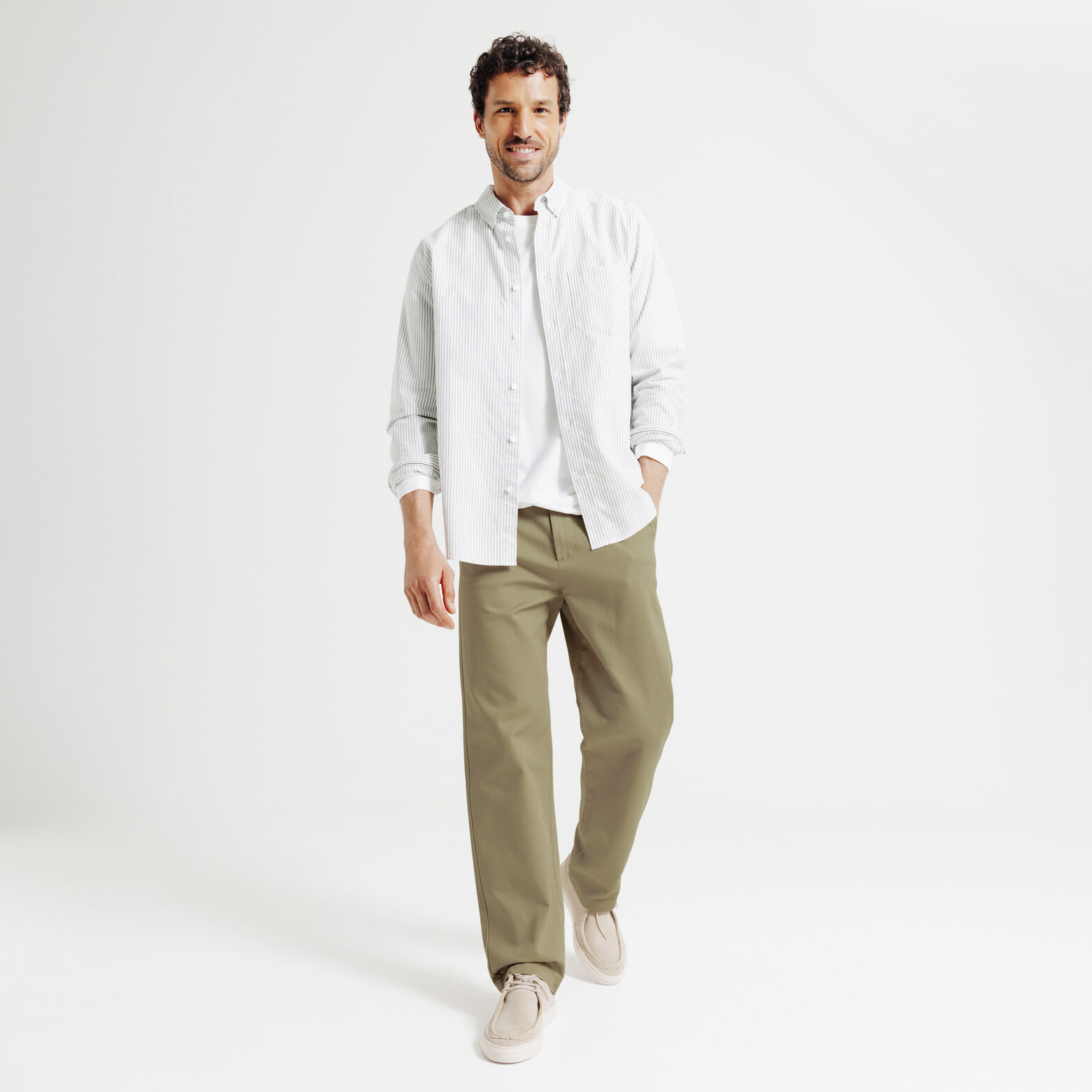 Loose fit chinobroek