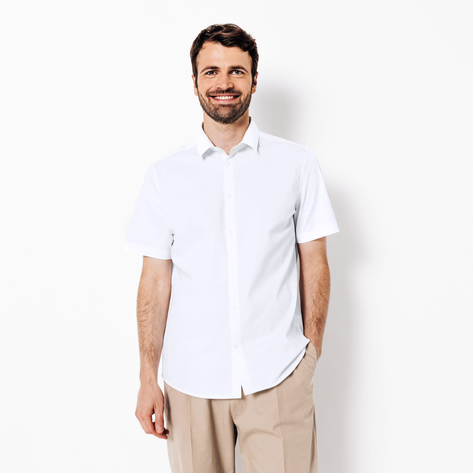 Chemisette en coton slim