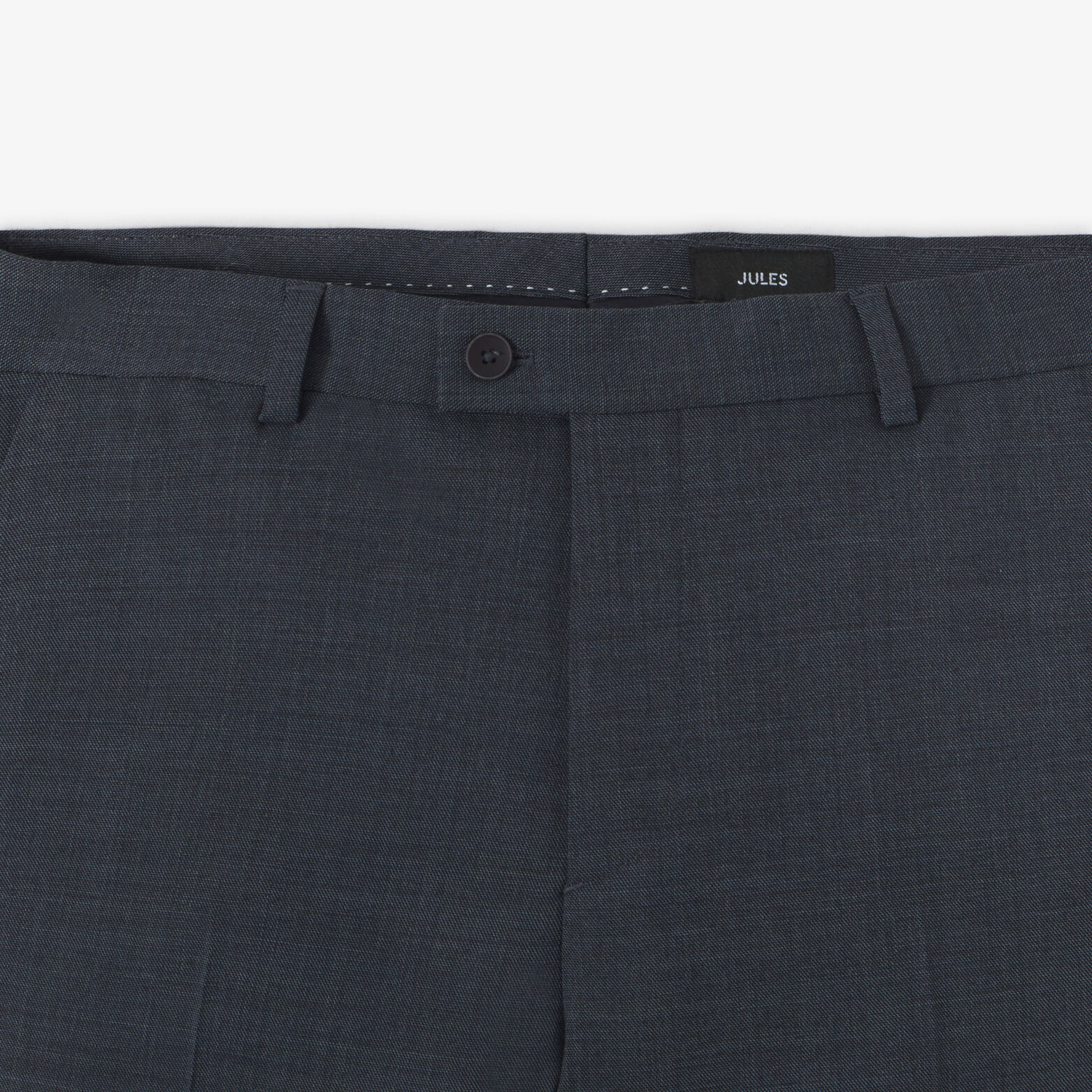 Tweekleurige comfort fit kostuumbroek