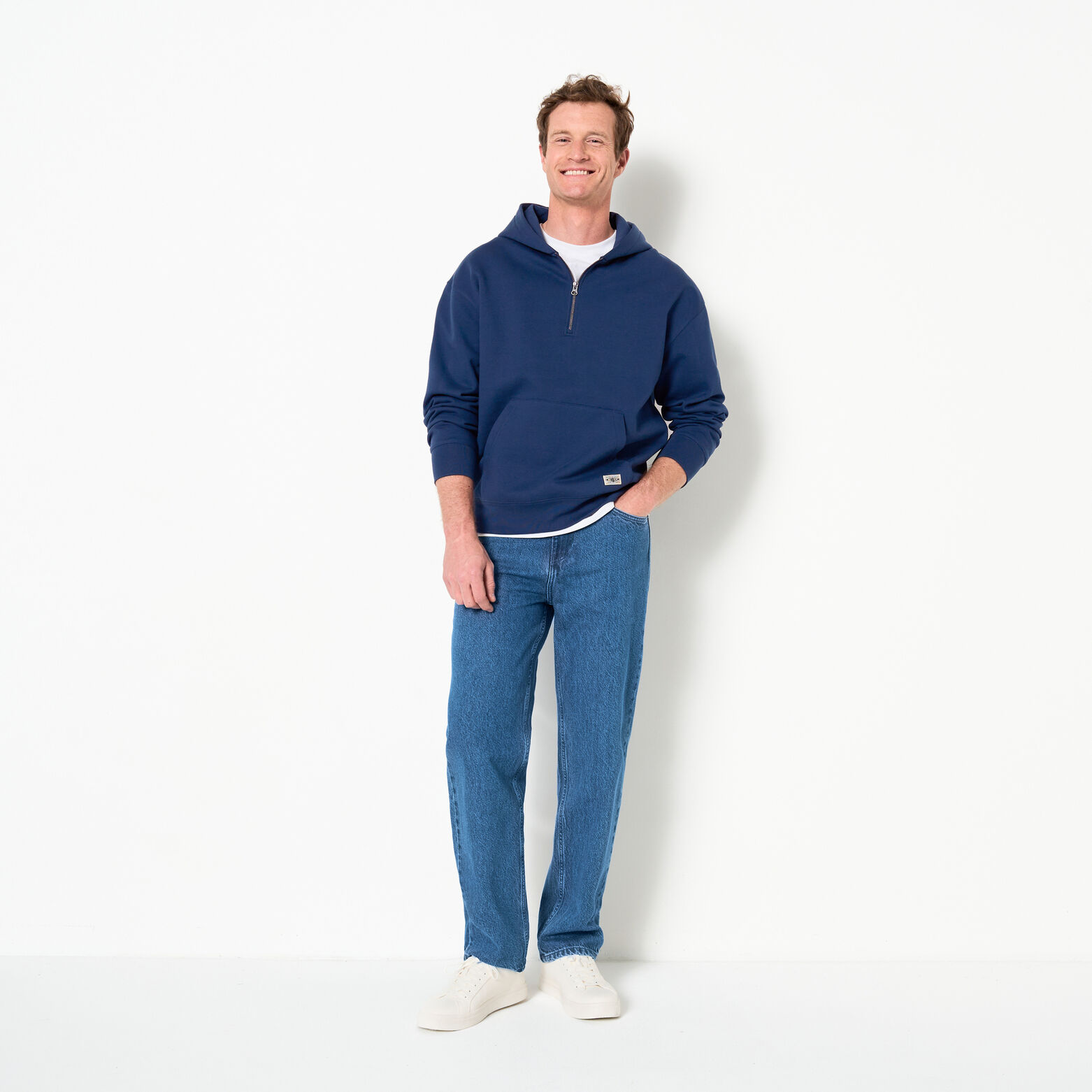 Sweat &agrave; capuche col zipp&eacute;