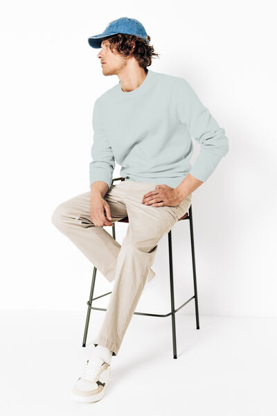 Sweat col rond textur&eacute;