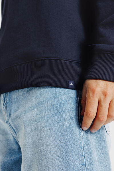 Sweat col rond uni
