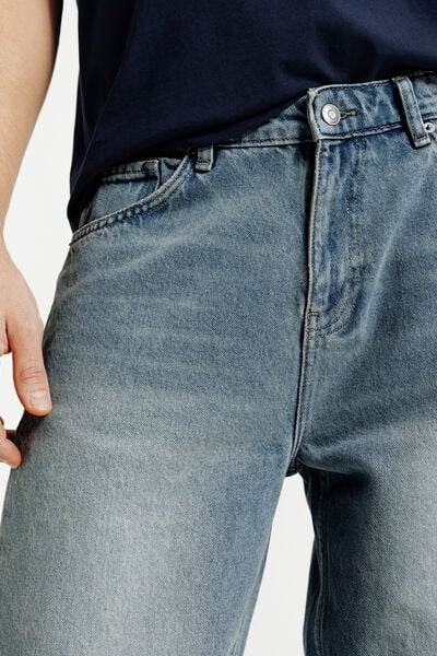 Jean skateur coutures tournantes