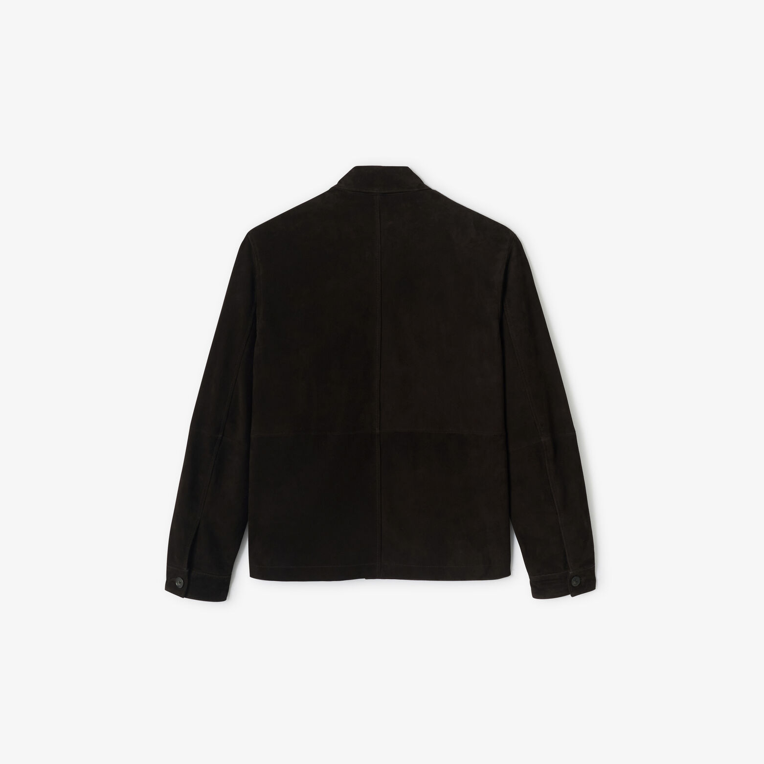 Blouson en cuir col chemise