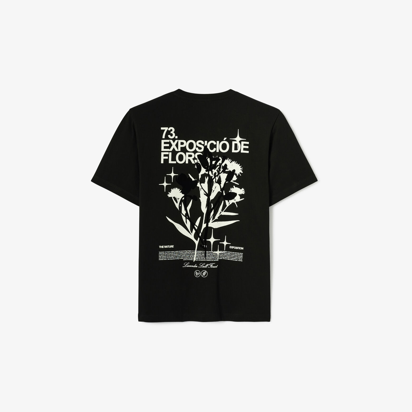 Tee shirt imprim&eacute; devant dos fleuri