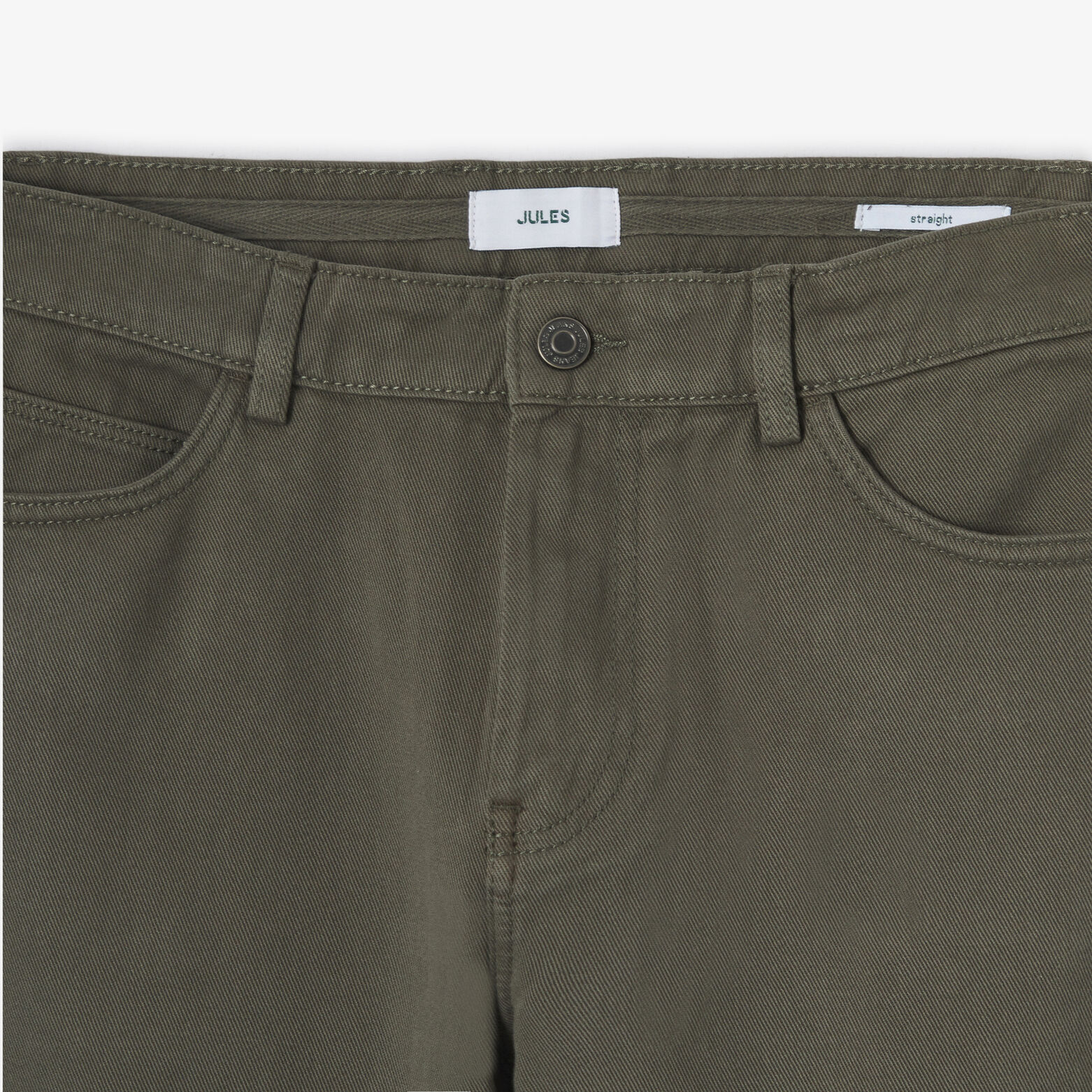 Straight fit broek 5 zakken