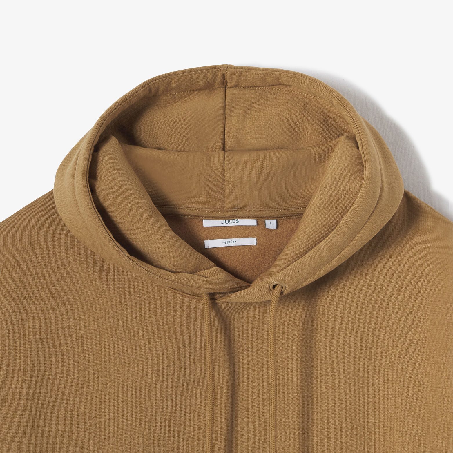 Effen sweater met kap