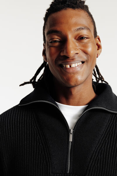 Pull col camionneur en c&ocirc;te