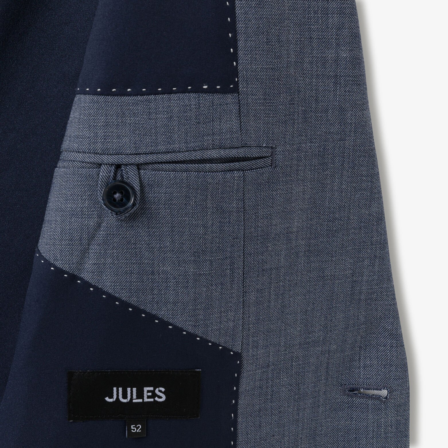 Veste de costume confort bi-ton