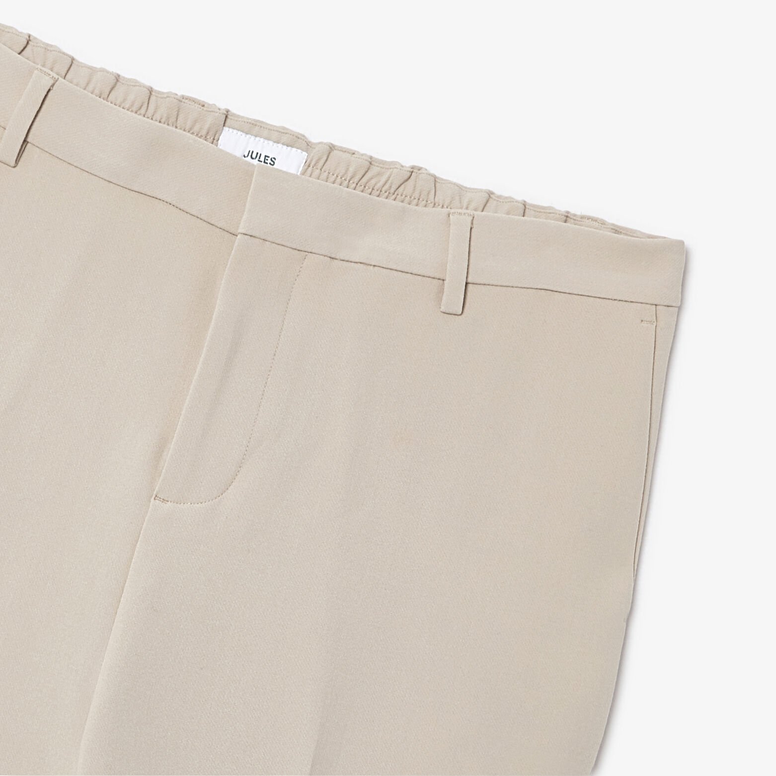 Pantalon chino large &agrave; plis